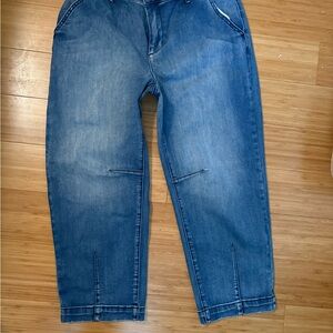 Women's Relaxed Blue Jeans- size XL